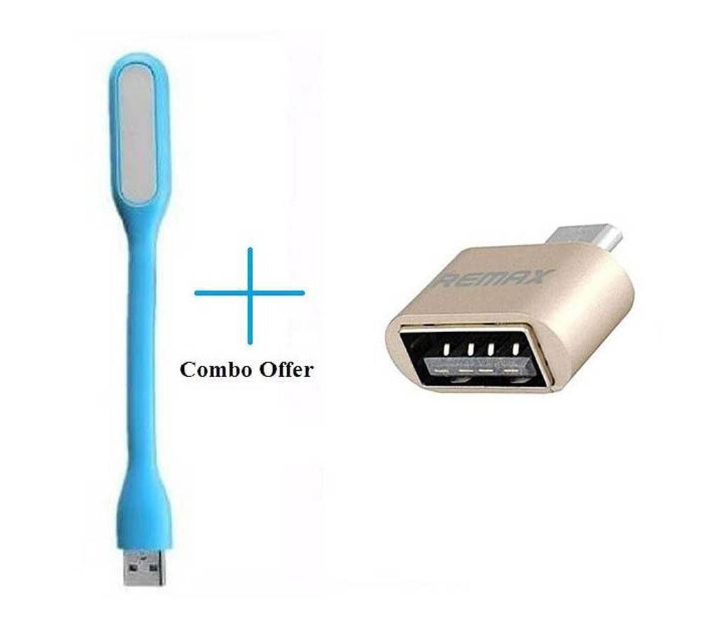 USB OTG Converter with USB OTG Light Combo Offer