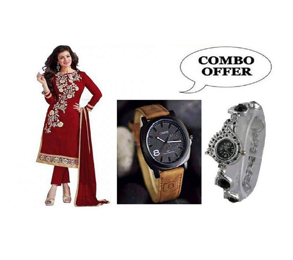 Combo offer Three Piece, Gents & Ladies Watch