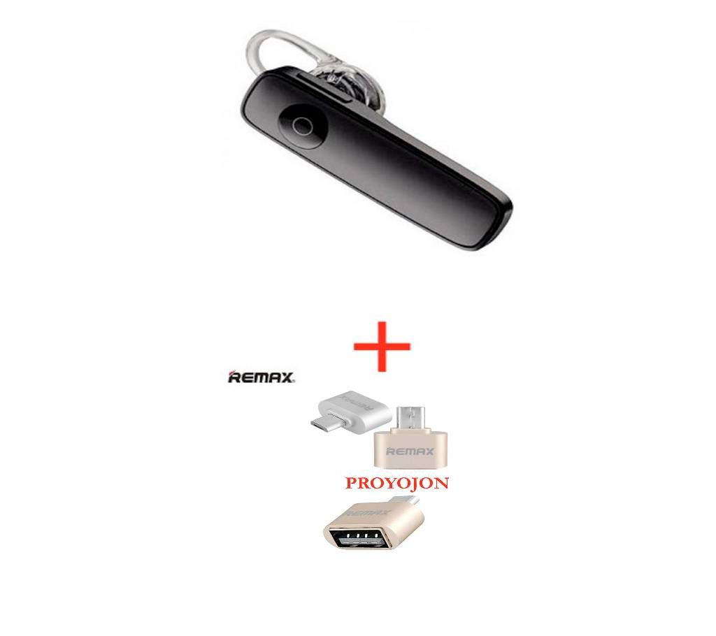 Bluetooth stereo headset(copy)+Remax OTG Converter