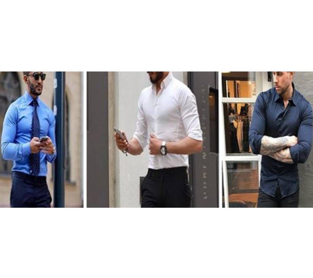 Cotton mens shirt 3pcs combo offer 