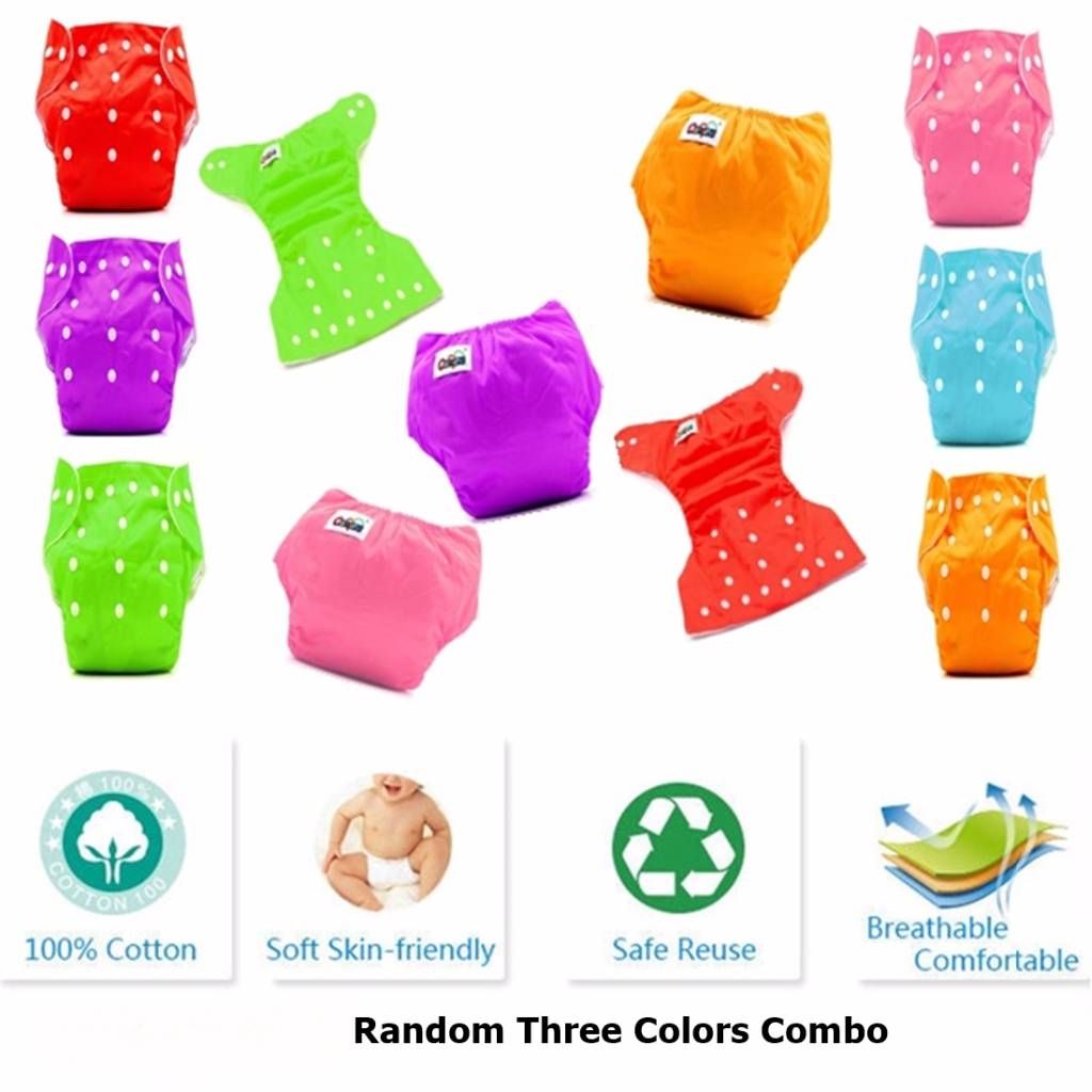 Resusable baby cloth diaper combo
