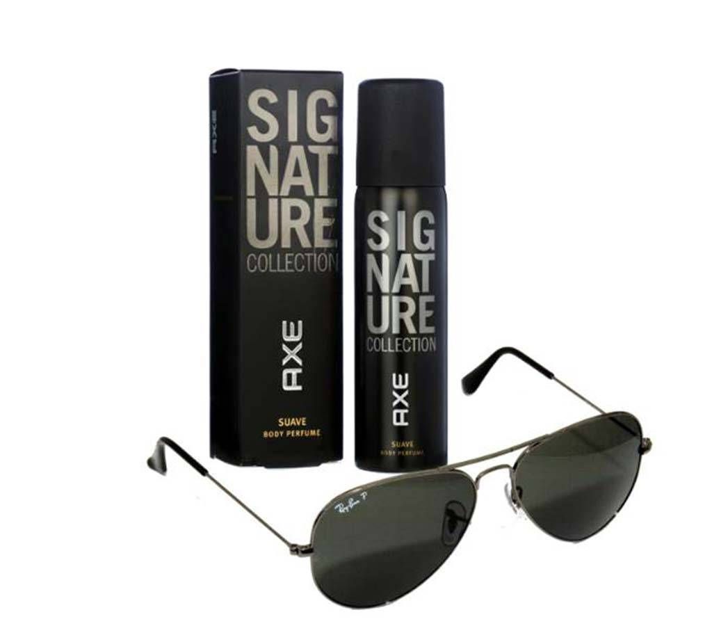 Axe Signature Body Spray + Ray Ban Sun glass (copy) -  combo