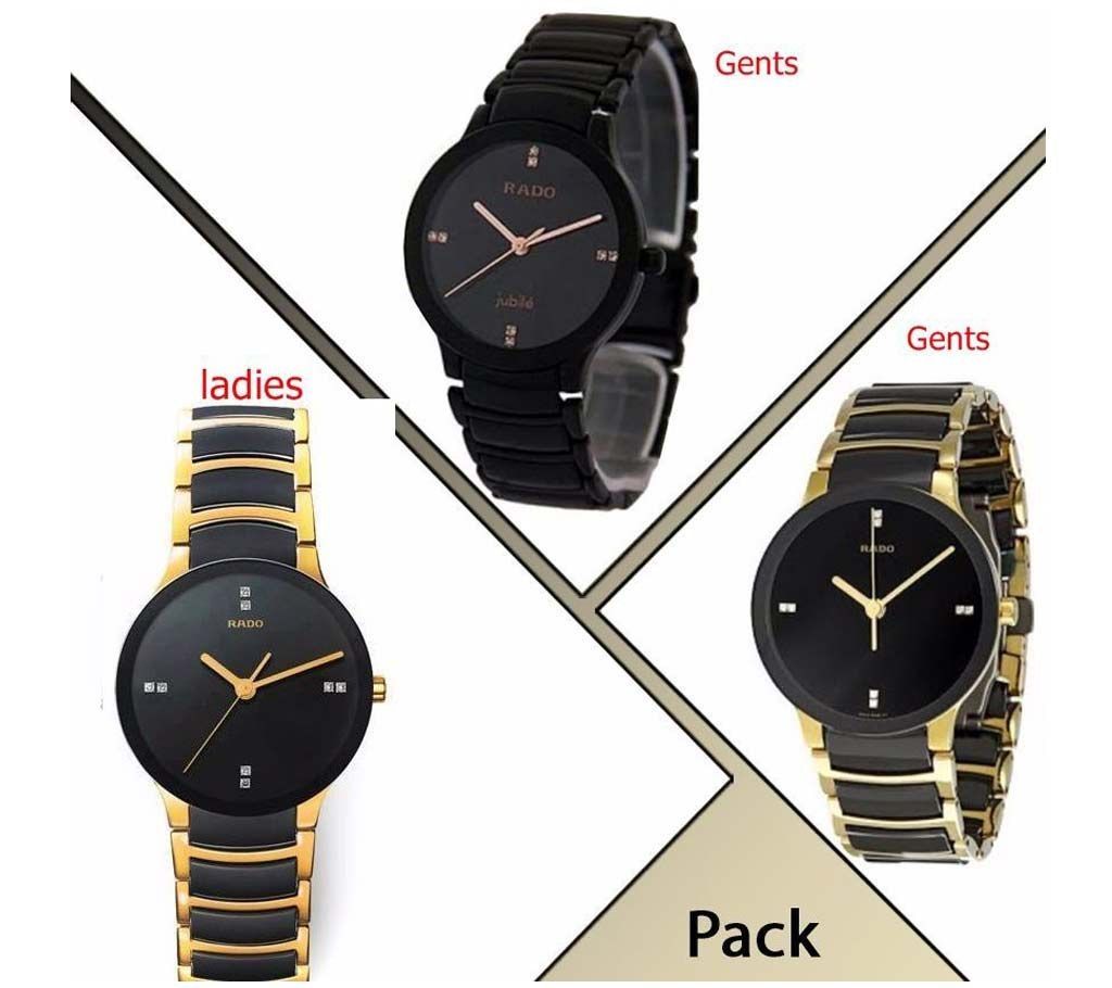3pcs Rado Wrist Combo 