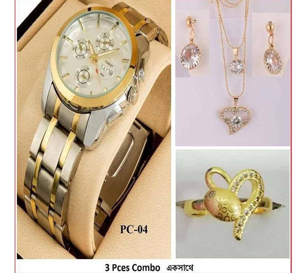 Watch-Jewellery Combo