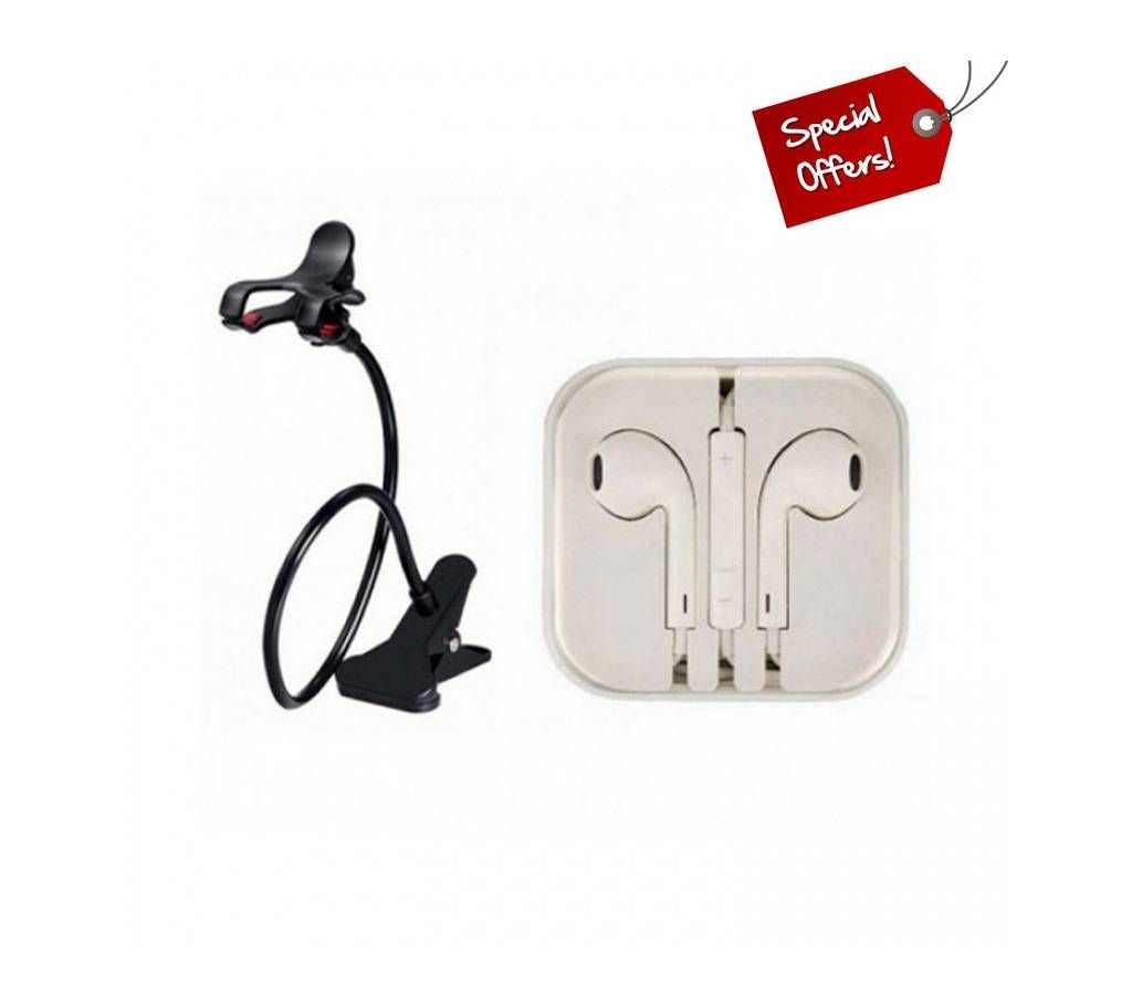 Combo offer 360 Rotate Mobile Stand +Apple earphone (copy)