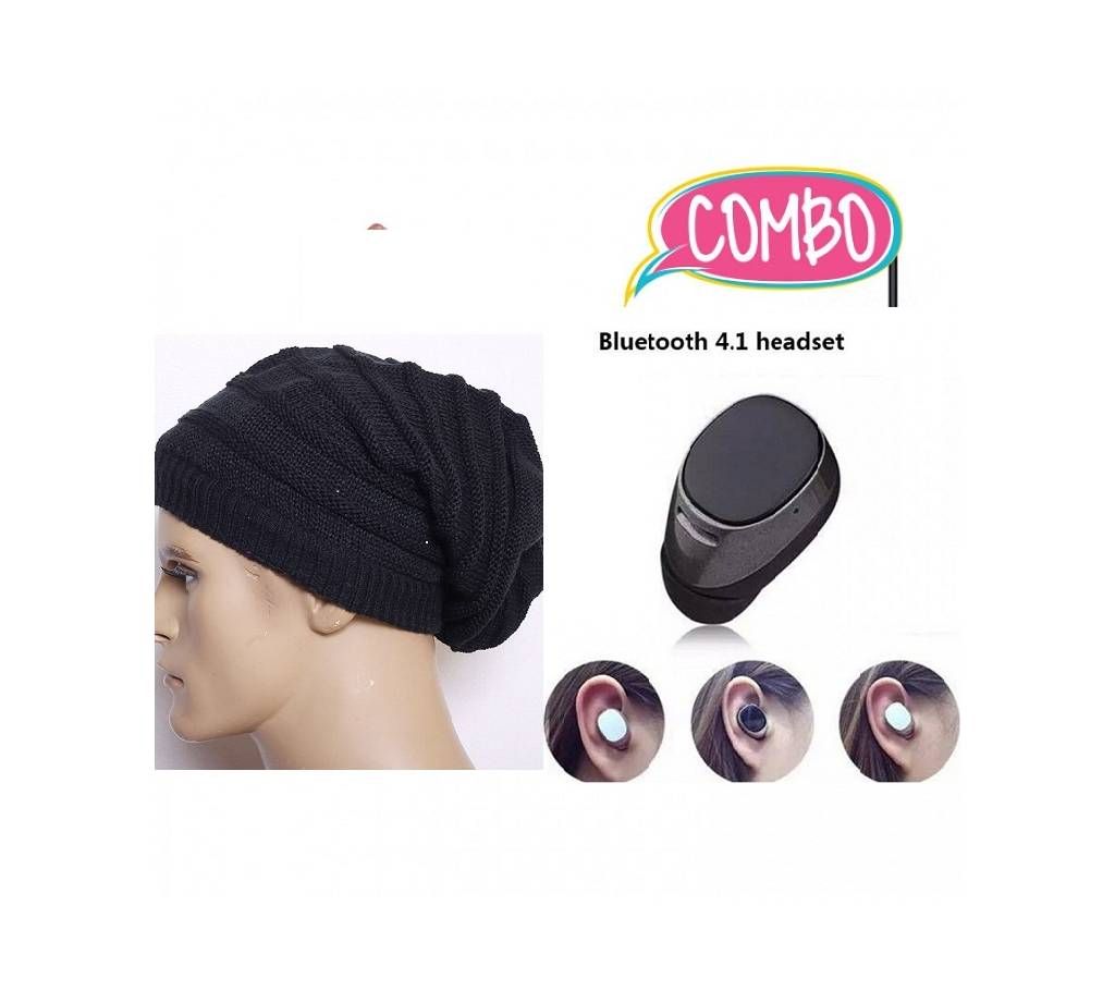Menz Winter Beanie Hat And Bluetooth Headset Combo Offer  