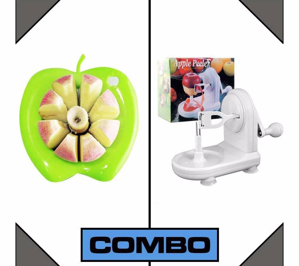 Apple & Fruit Peeler + Fruit Slicer  combo offer