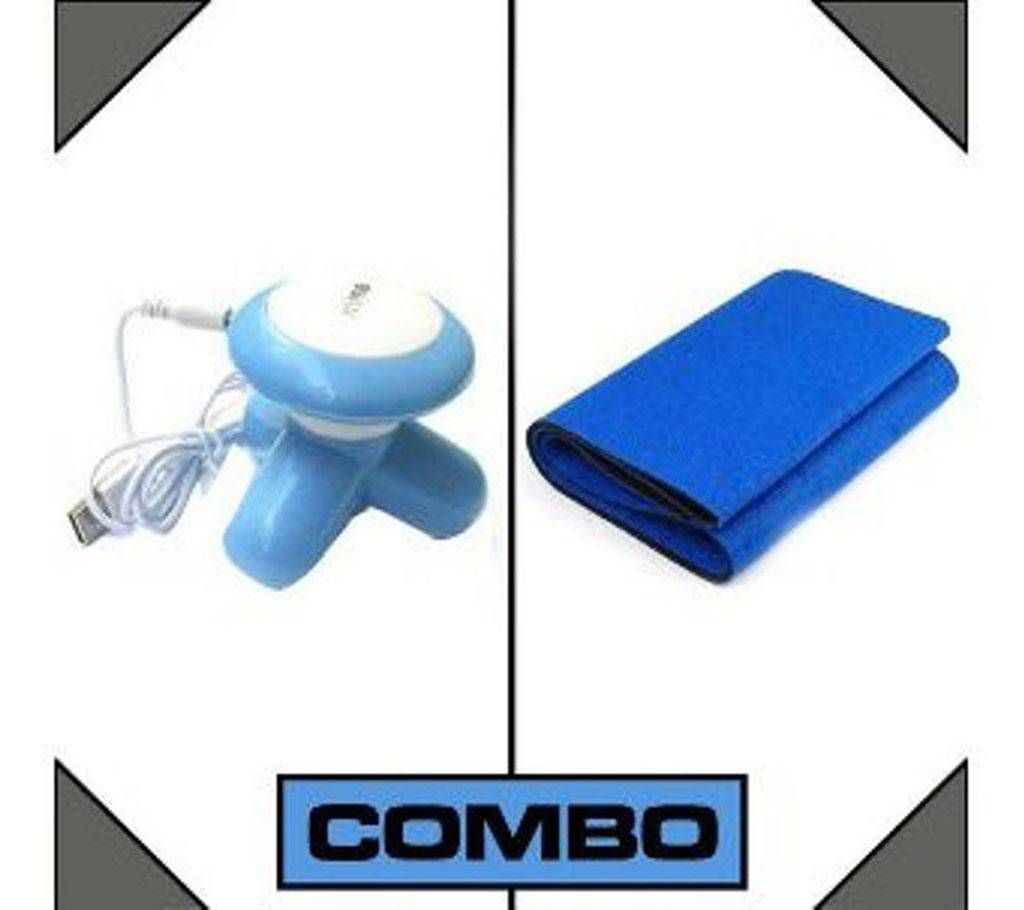Body massager and slimming belt combo 