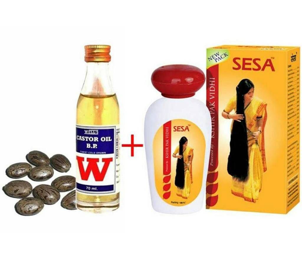 
Well's B.P. Almond Oil + Sesa Hair Oil Combo Offer
