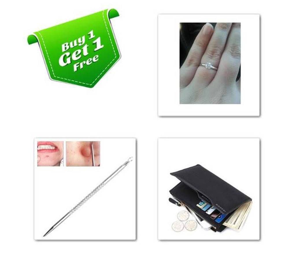 Finger Ring-wallet-Blackhead remover COMBO