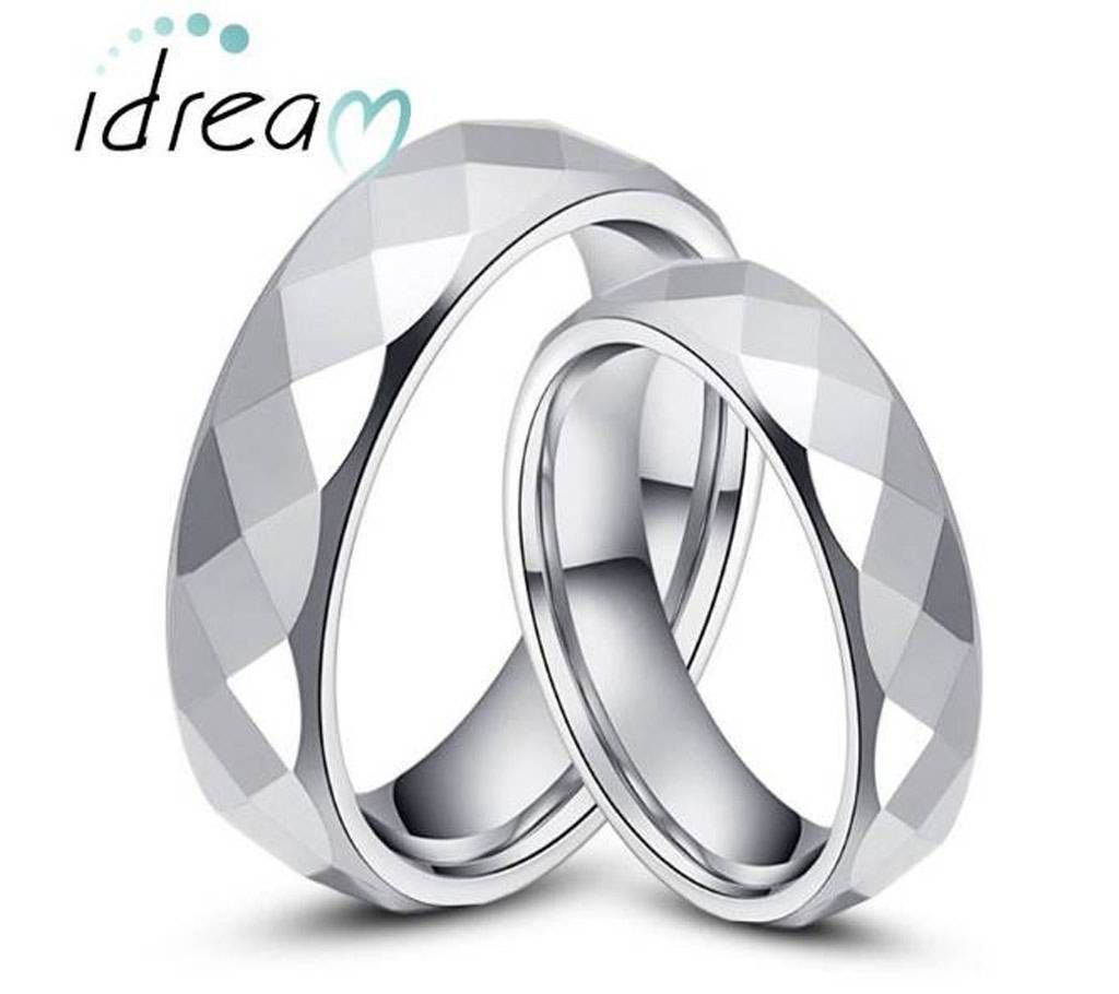 Pack of 2 Couple silver Plated Finger Ring