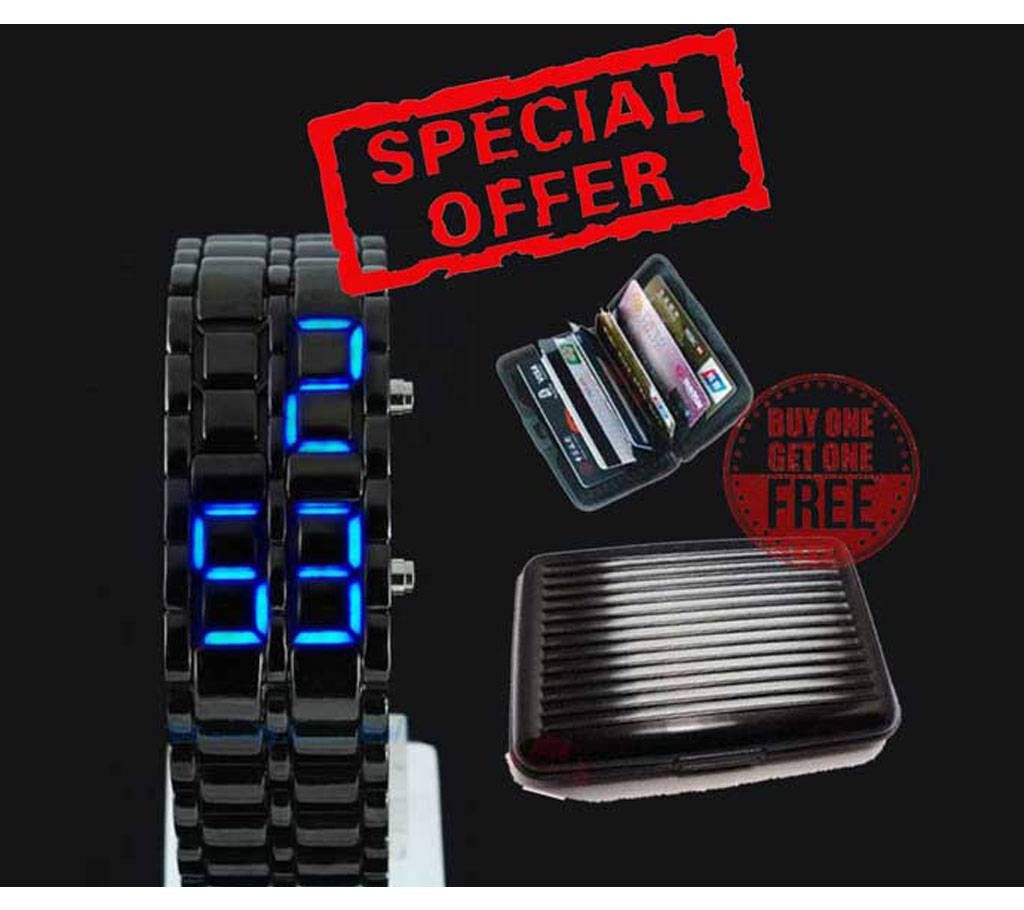 Samurai Watch Wallet Combo 