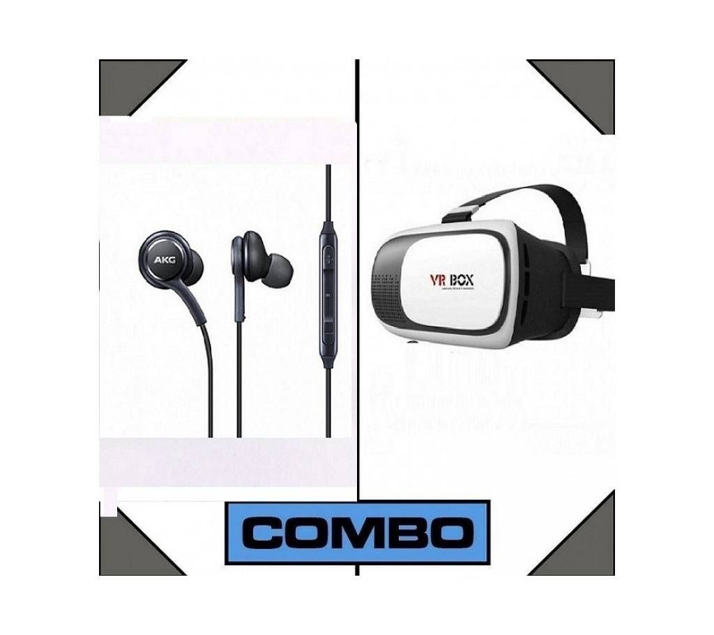 AKG Earphone+VR BOX combo offer