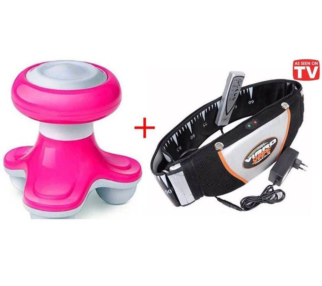 VIBRO-SHAPE slimming belt + Electric massager COMBO