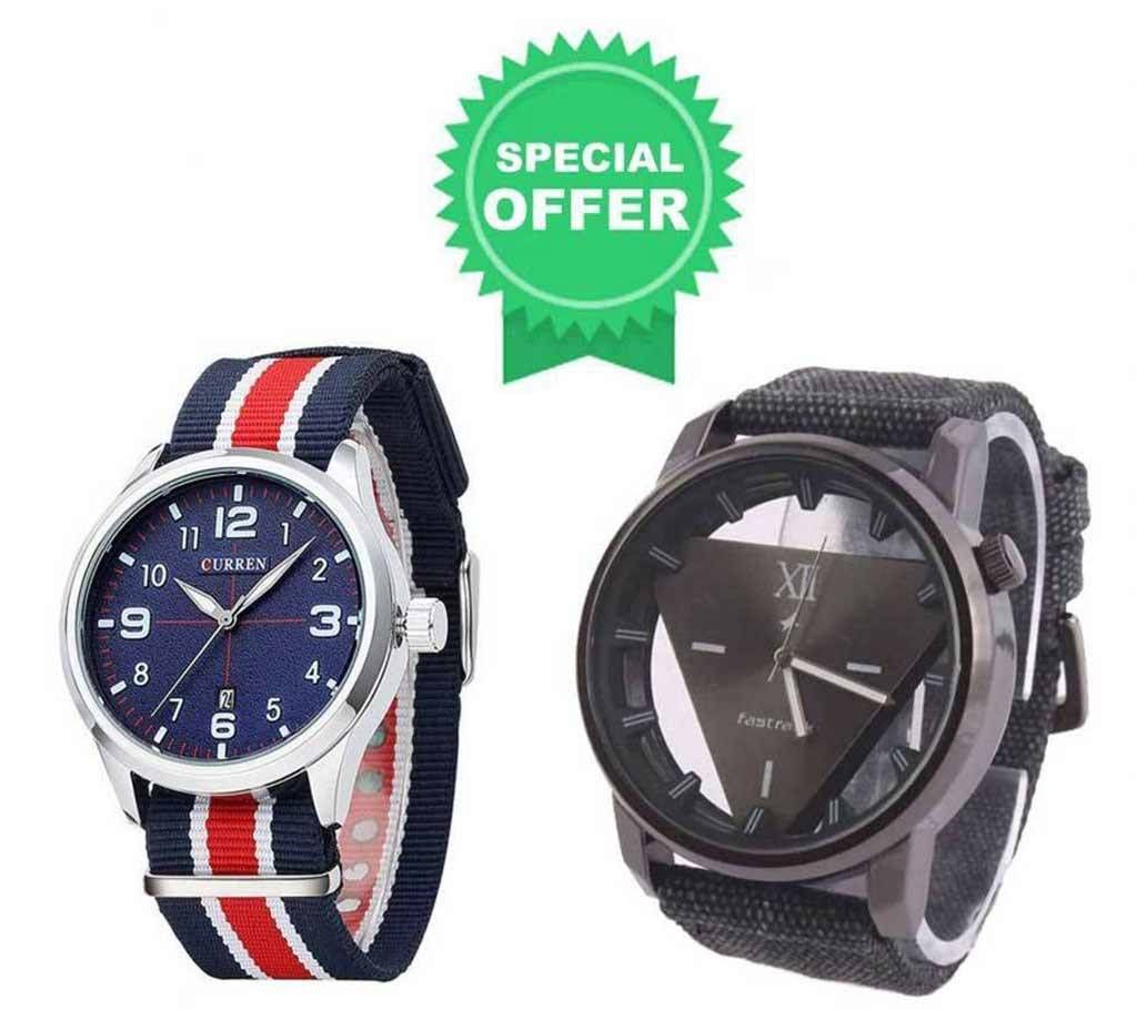 CURREN & FASTRACK- copy watch combo offer 