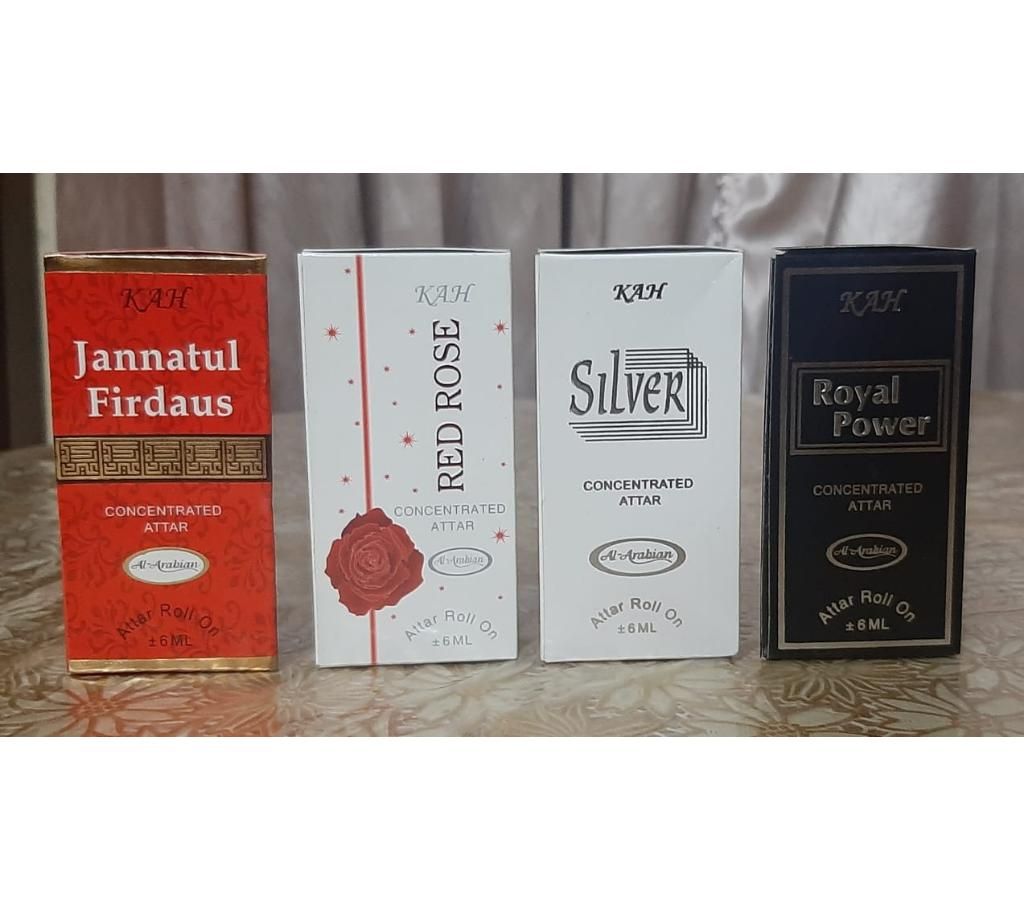 Jannatul Firdous, Red Rose, Silver & Royal Power-4ps-6ml-BD