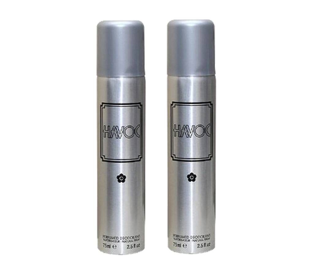 HAVOC  BODY SPRAY COMBO - 75 ML