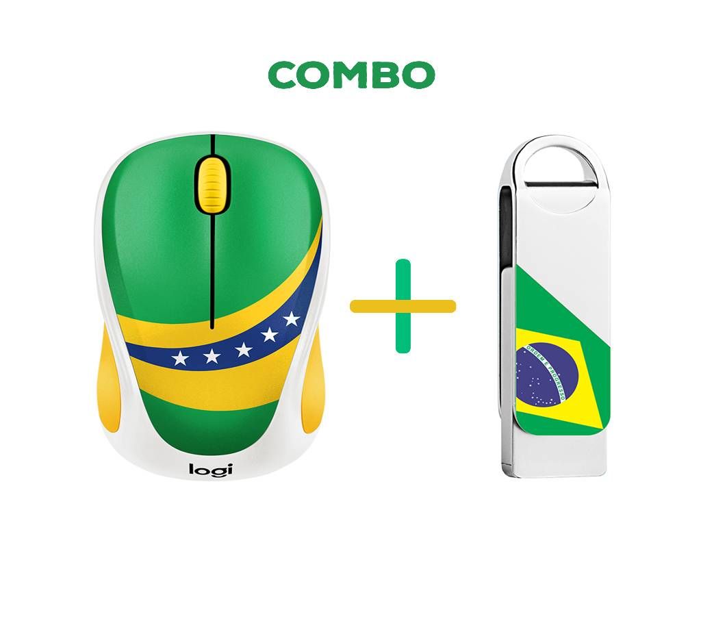 Combo (Mouse + Pen Drive)  Brazil