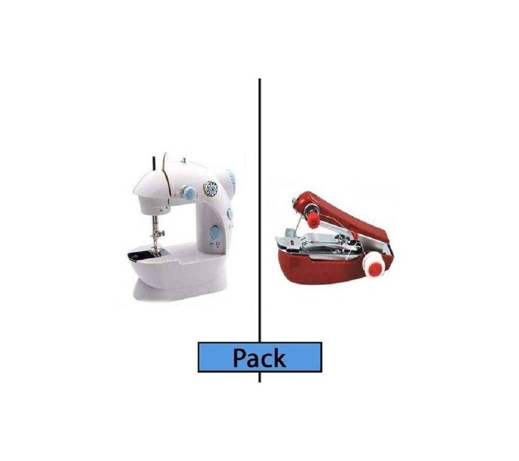 Electric Sewing Machine With Free Handheld Sewing Machine 