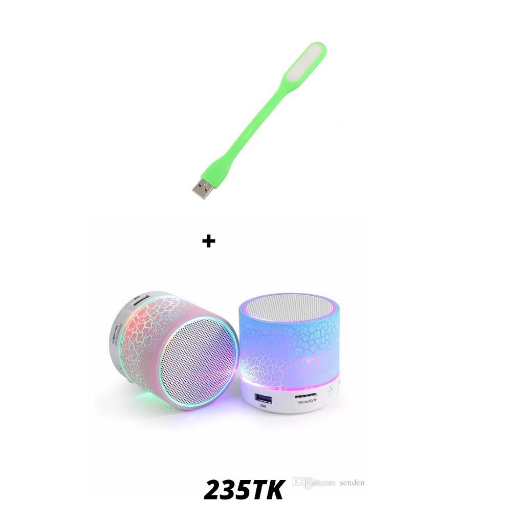 Bluetooth speaker and LED light combo