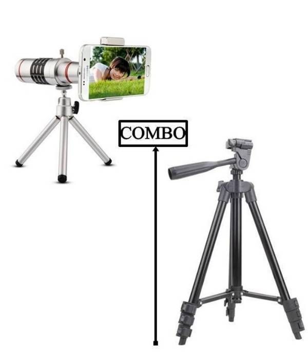 Combo of 18X Universal Zoom Lens & Tripod - 3120 C