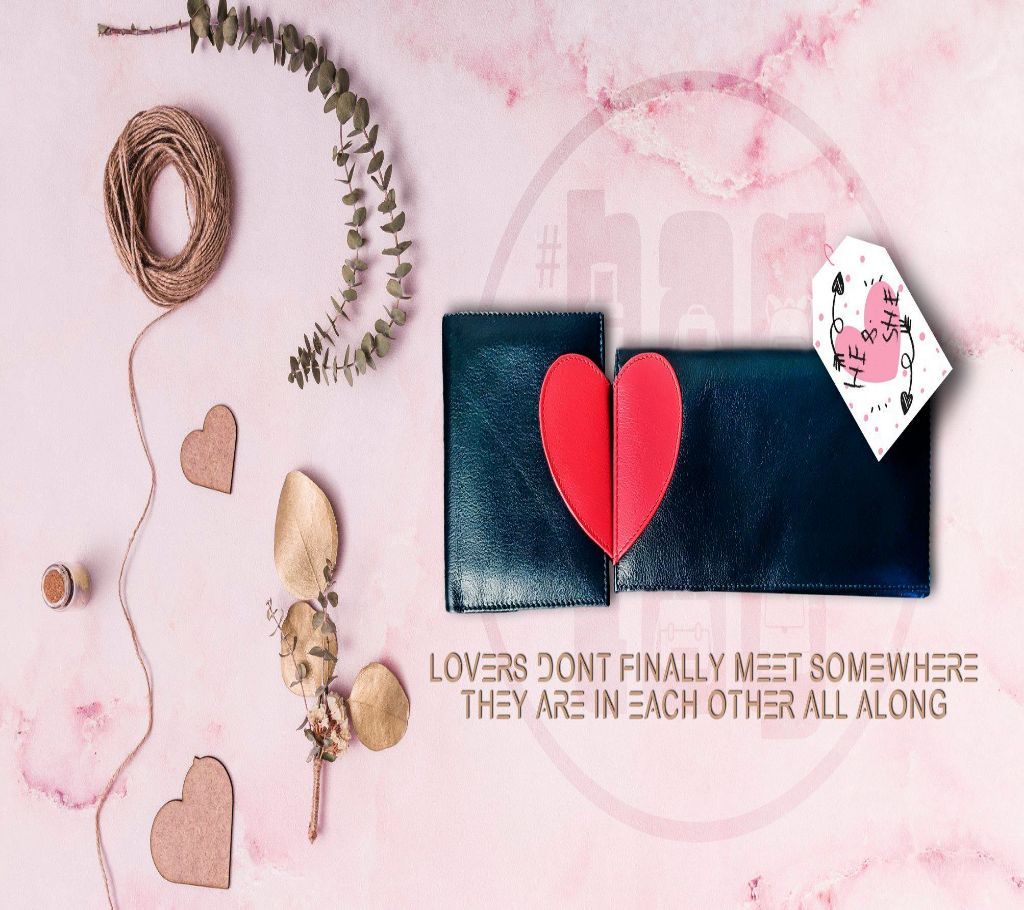 Valentine Special He n She Wallet Combo