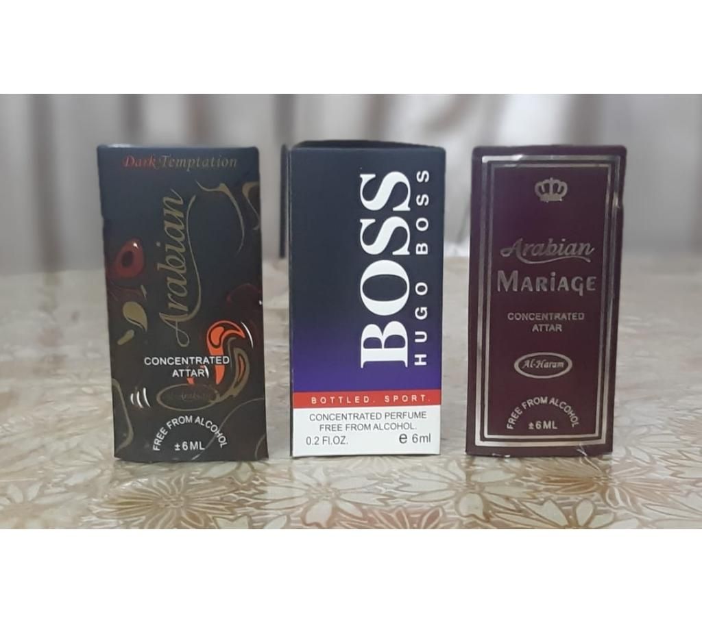  Choclate, Hugo Boss & Mariage Perfume 3pcs-6ml-BD