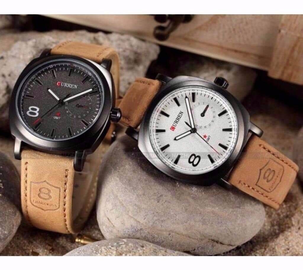 Curren wrist watch- 2 pieces combo offer 