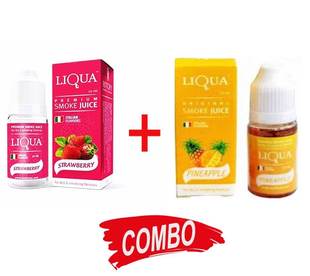 Strawberry Flavor E-Liquid + Pineapple Flavour E-Liquid Combo Offer