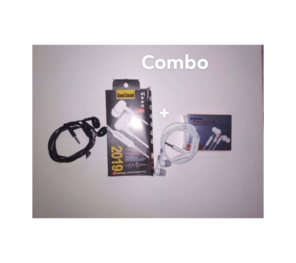 Good sound 2019 headphone+Mi stereo headphone - combo