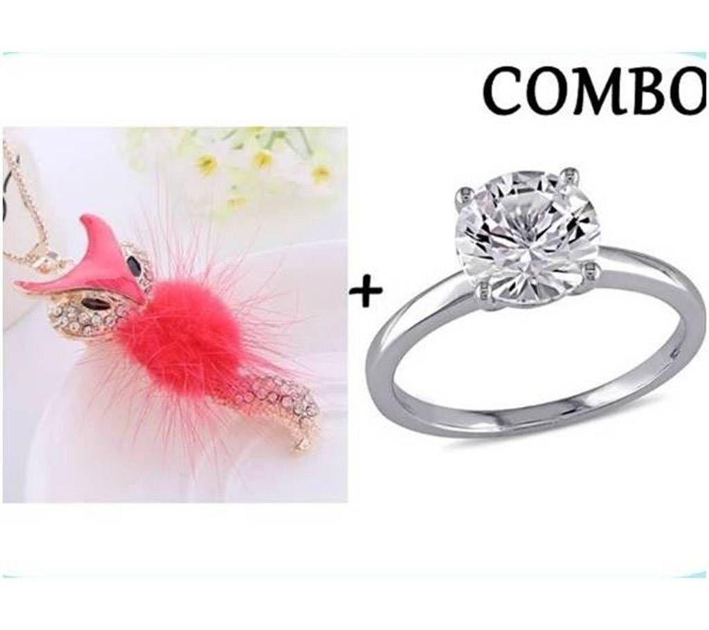 Combo of Fox Women Necklace & Finger Ring