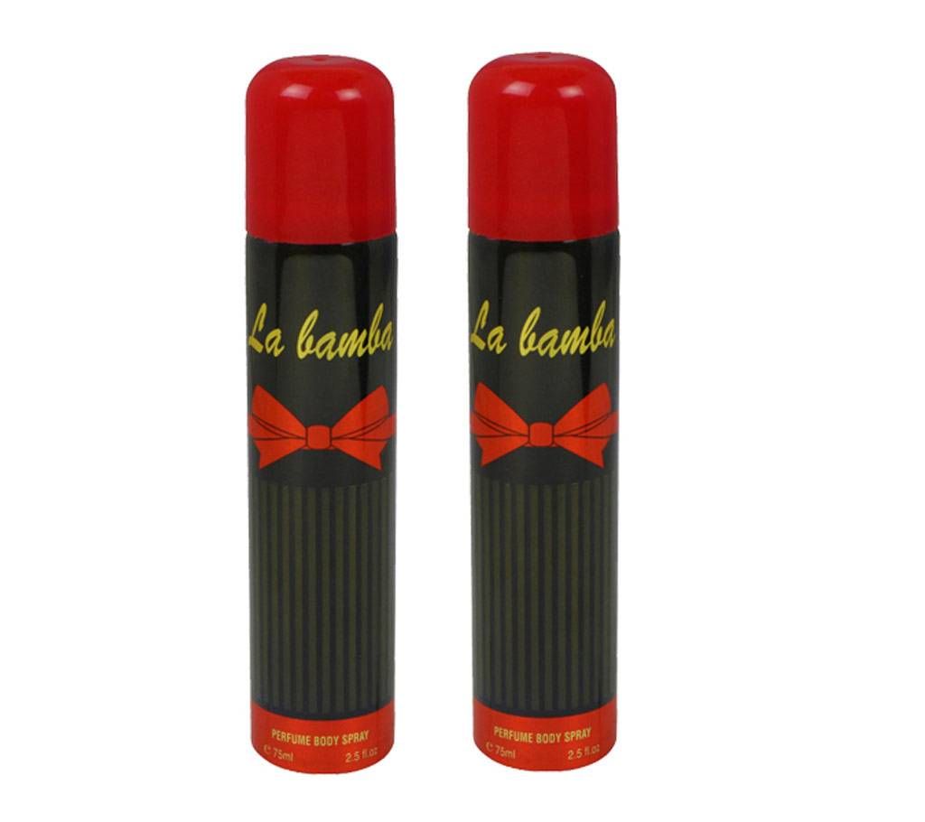 LA BAMBA BODY SPRAY COMBO - 75ML