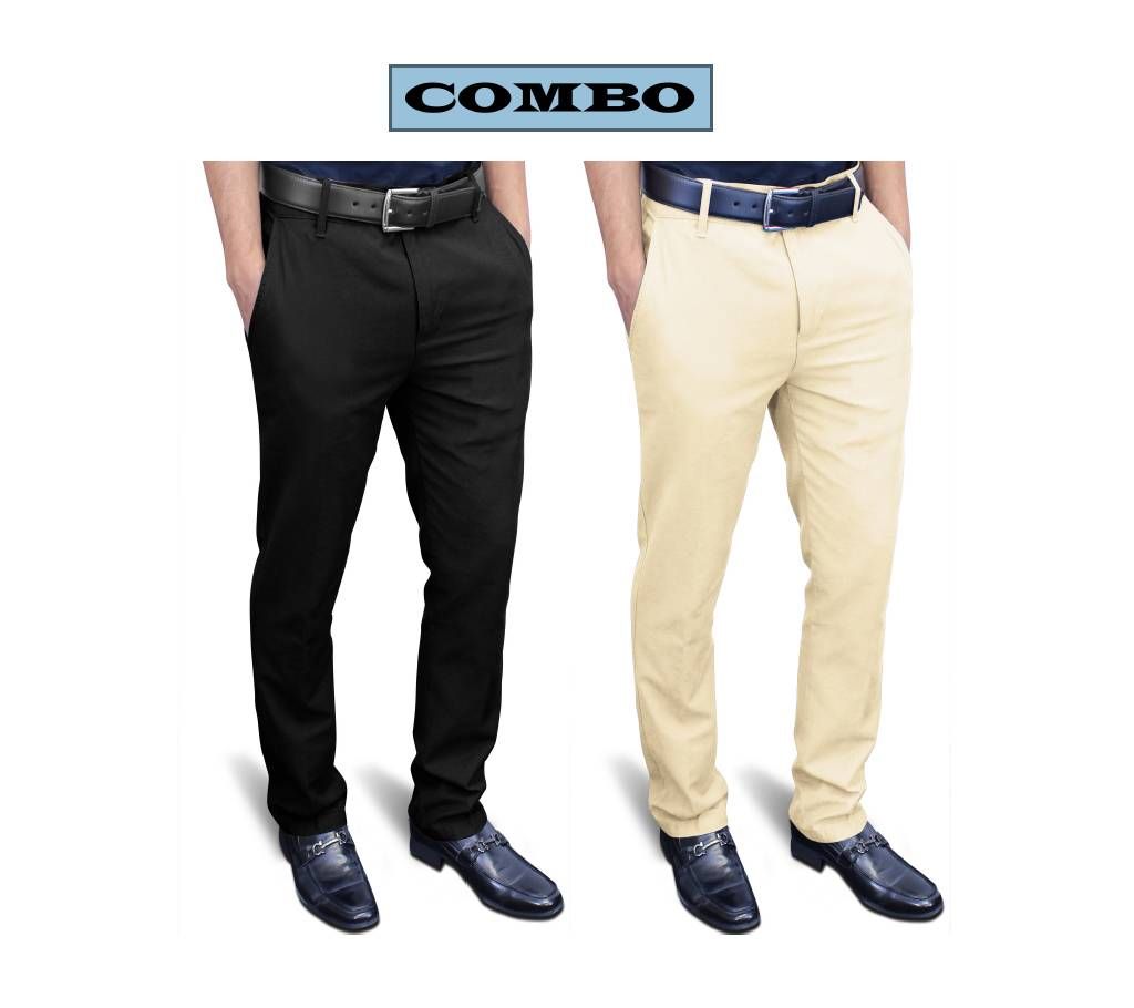 gabardine pant for men- 2 pieces combo offer 
