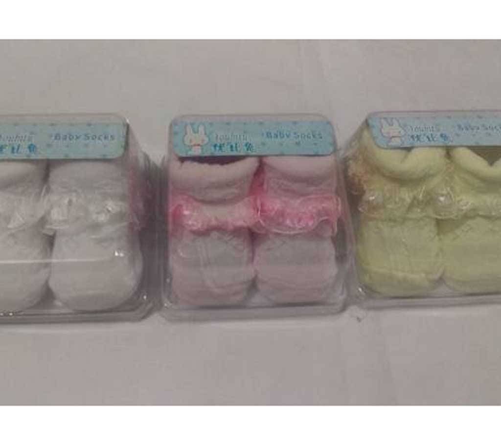 3 pairs Soft Fabric Shoes for Baby Combo 
