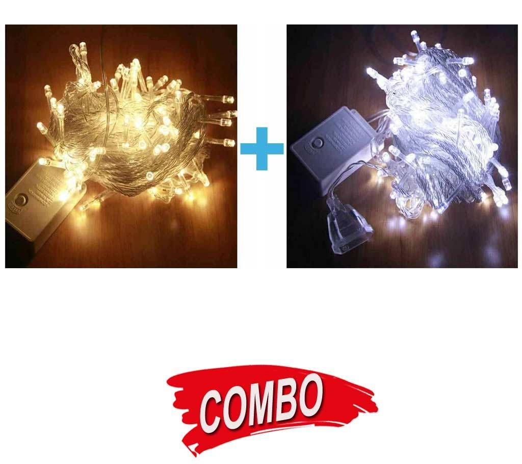 GOLDEN COLOR LED FAIRY LIGHT + WHITE color LED FAIRY LIGHT  