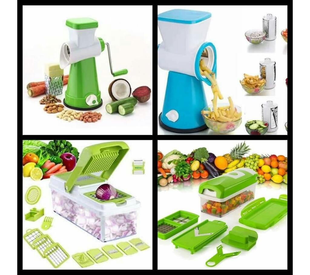 2pcs rotary plus+ 2pcs nicer dicer family pack