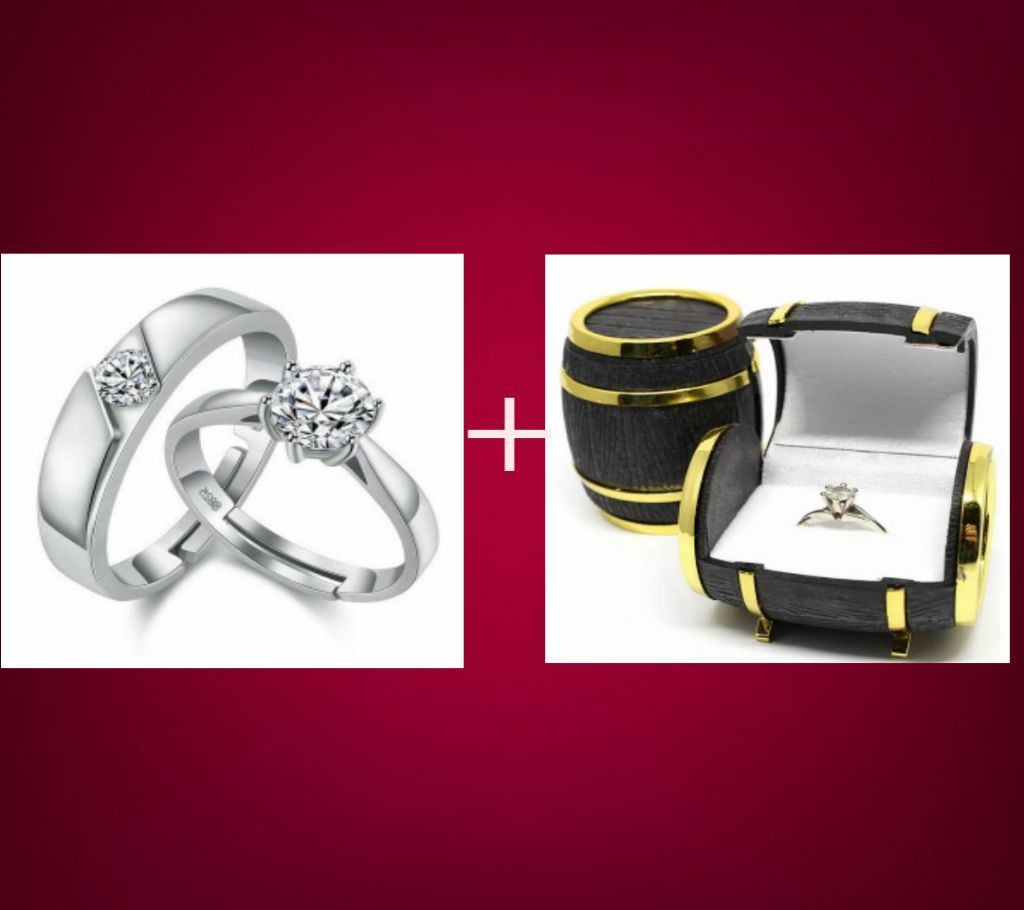 Romantic Imperial Crown&Cross Lover Ring