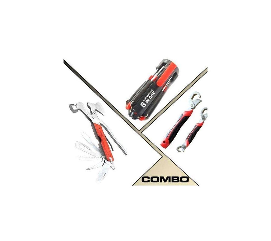 8 in 1 Tool & Multi functional hammer and Snap n Grip Tool