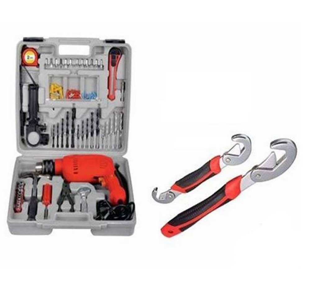 Drill Machine Set + Snap & Grip Wrench Combo