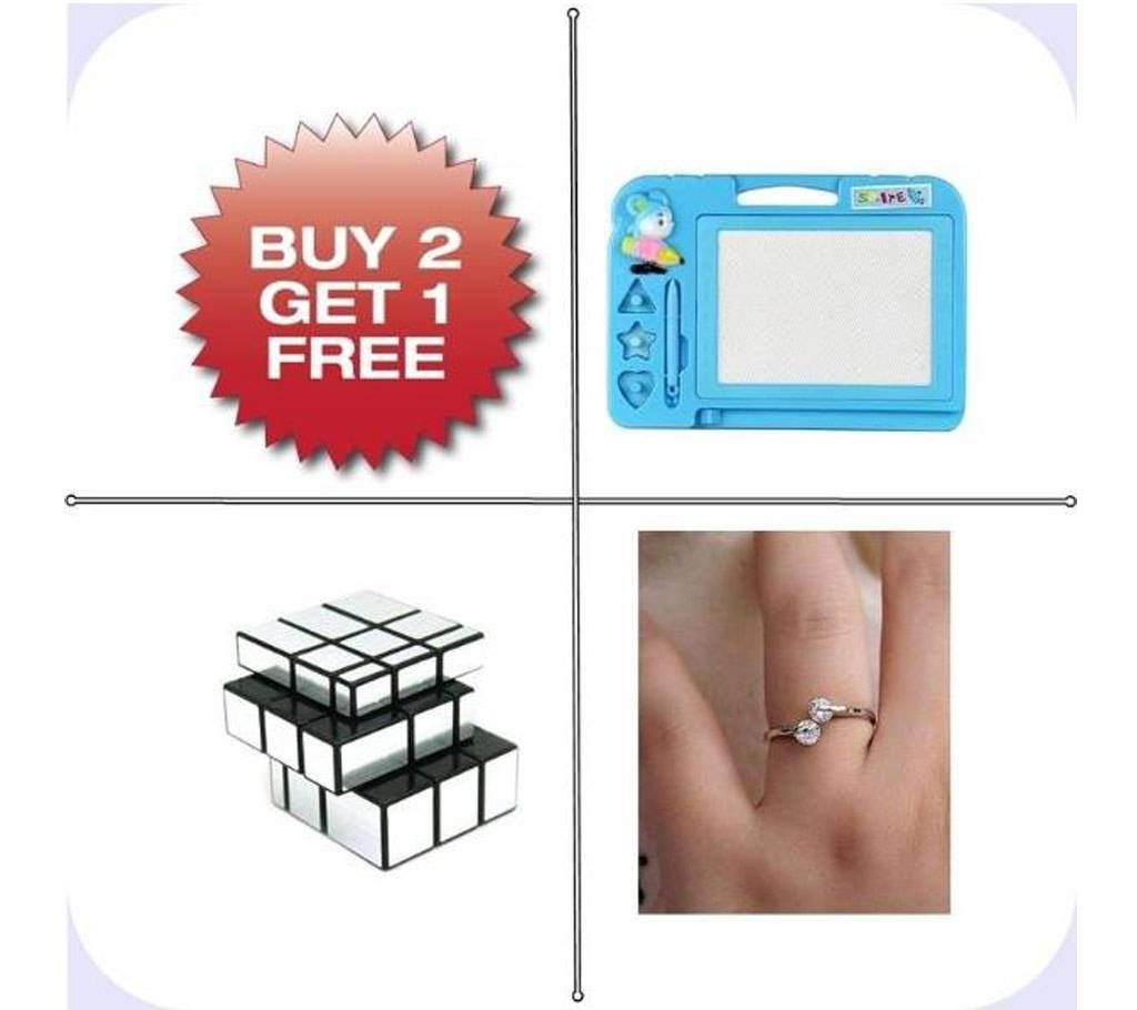 Magic Board + Puzzle + Finger Ring Combo