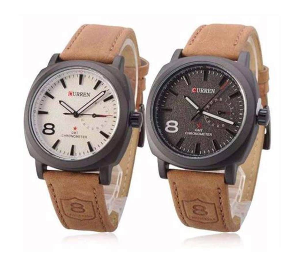 CURREN Gents Watch Super Pack-2 pc