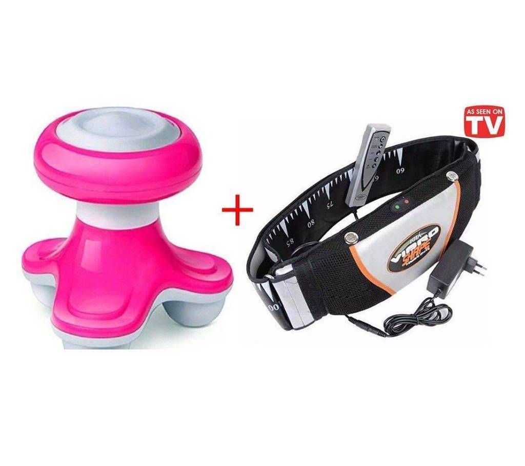VIBRO-SHAPE slimming belt + Electric Massager Combo Offer