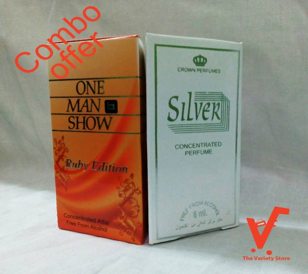 One man show + Silver Attar 6ml each Bangladesh