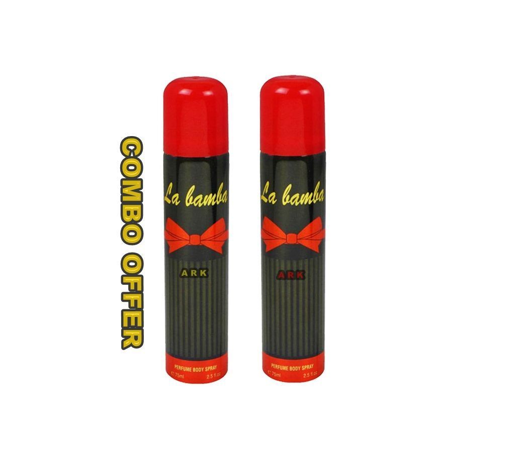 LA BAMBA BODY SPRAY COMBO -75ml-UAE2pcs
