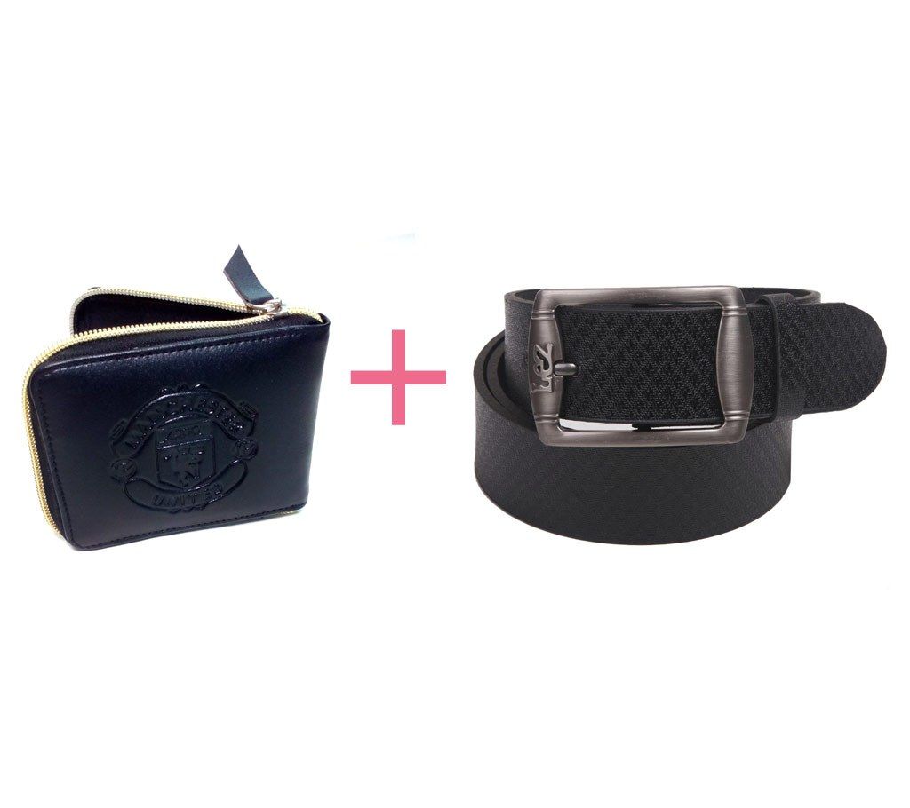 Manchester menz wallet(copy)+belt combo
