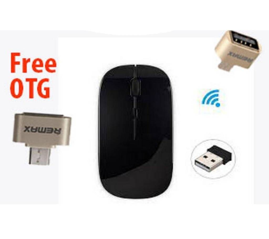Universal Mouse Use For Only Smartphone, Free OTG Cabal, Mouse 2.4GHZ - 2020 