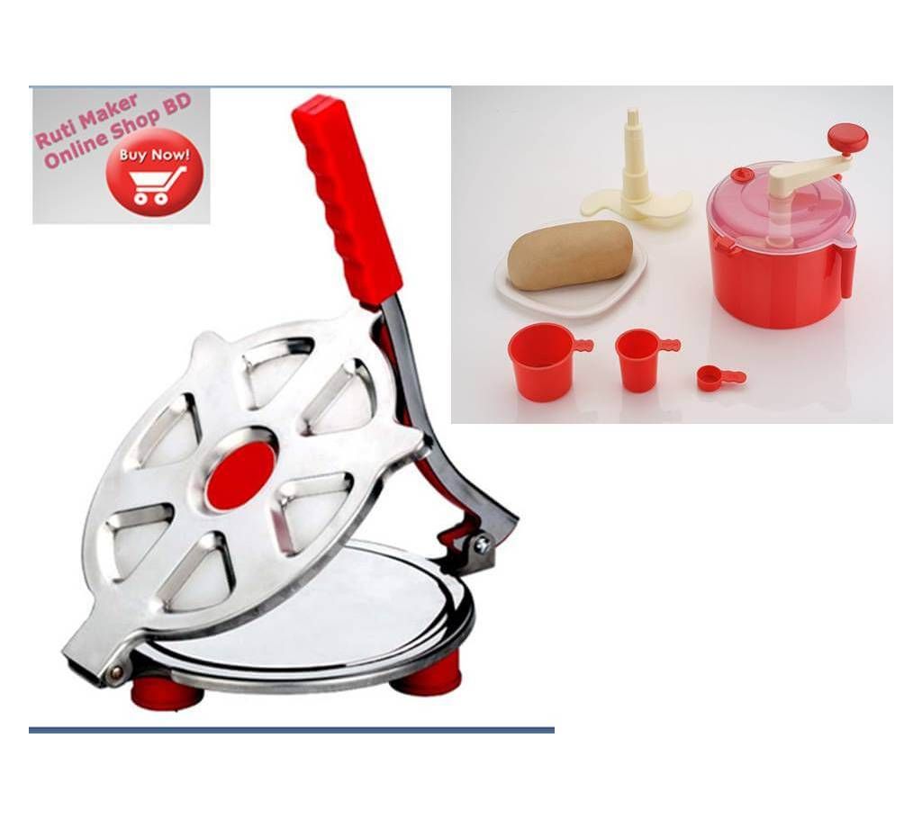 Manual ruti maker and dough maker