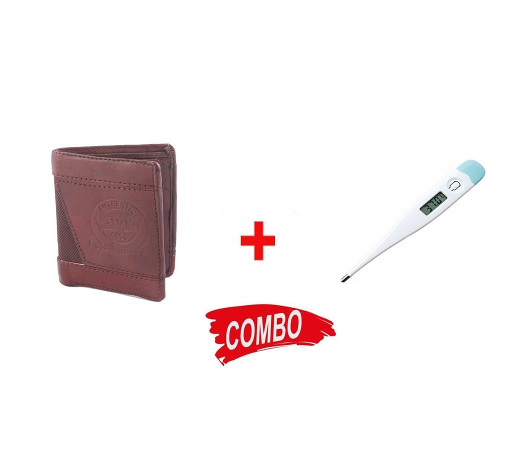 levis wallet + digital thermometer super combo