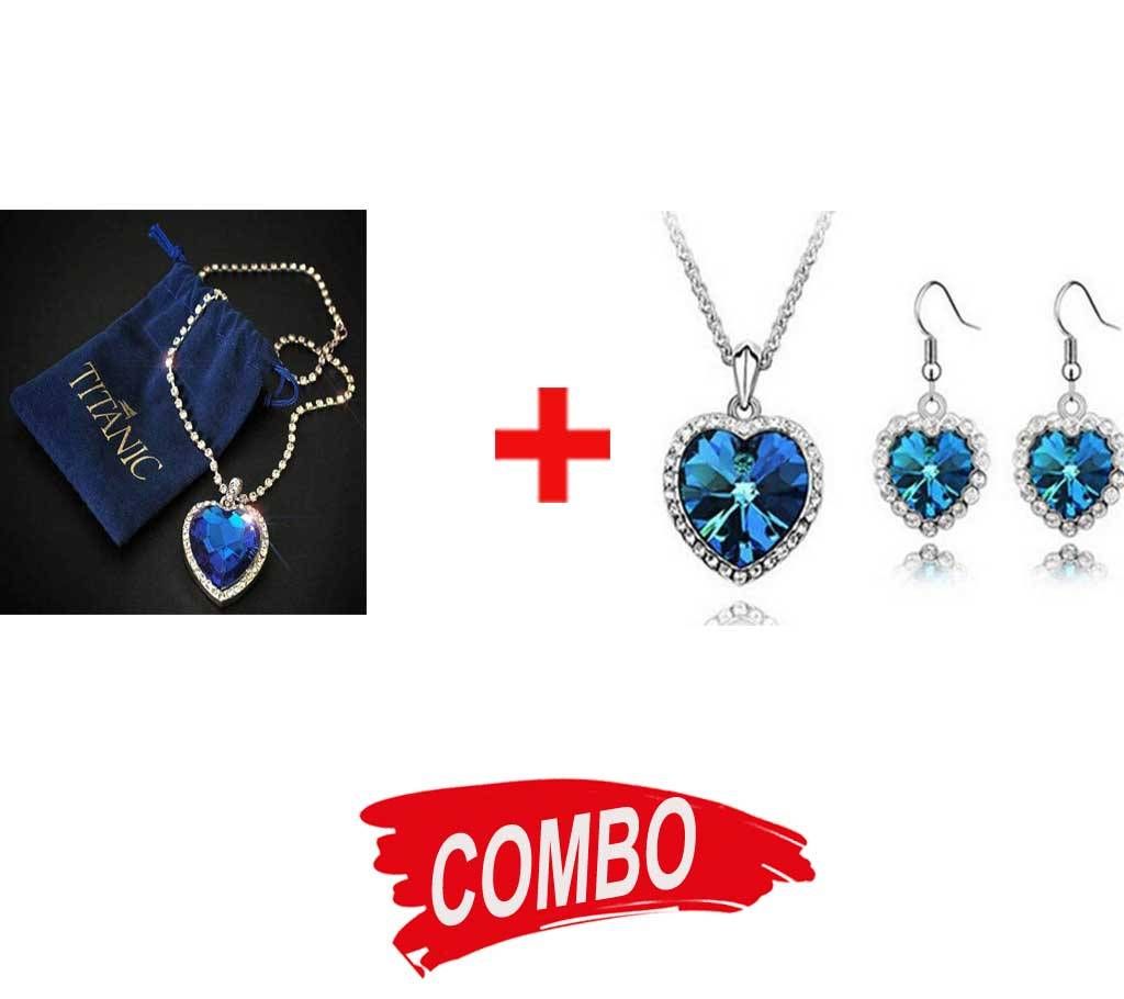 titanic earring+Titanic locket - Combo Offer