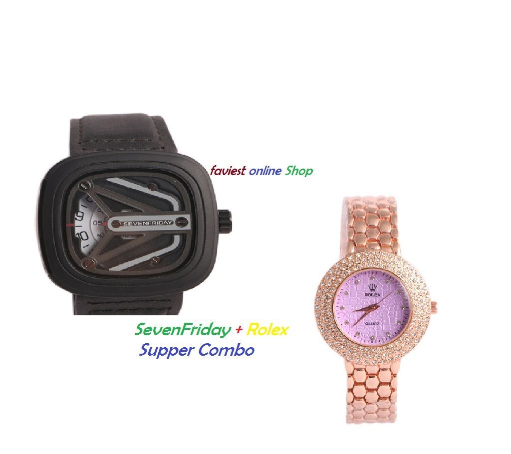 Seven Friday Mens Wrist Watch (copy) + Rolex Ladies Watch - Copy